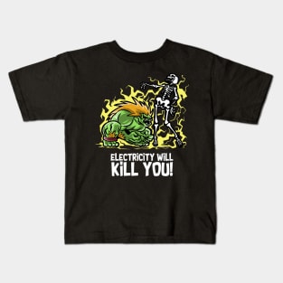 Electricity will Kill You Kids T-Shirt